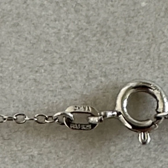 Silver Bean Necklace - Picture 4 of 5